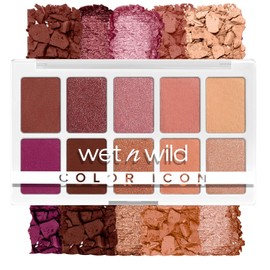 Wet n Wild Color Icon Paleta de Sombras 10 Tonos Heart & Sol – Acabado Mate y Satinado de Larga Duración, Alta Pigmentación, Fórmula Vegana y Cruelty Free