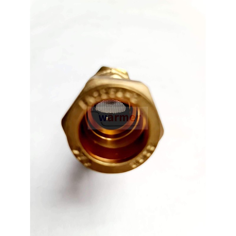 Brass Compression 15mm 22mm Inline Y Strainer with Stainless Steel