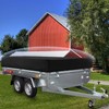 VWACBOAW Utility Trailer Cover, Waterproof Dust Heavy Duty Dump Trailer