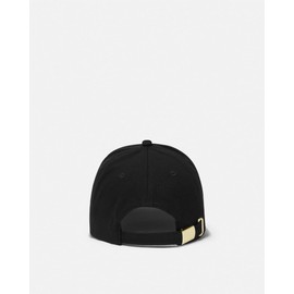 VERSACE JEANS COUTURE Black Cap with Bold White Embroidery