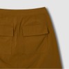 JAJU [JAJU] Women's Crinkled A-Line Skirt_Brown