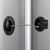 Refrigerator Lock with Combination, Keyless Security Lock for Freezers, Cabinets,