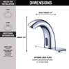 Yodel Faucet Chrome Touchless Bathroom Sink Faucet - Automatic Sensor