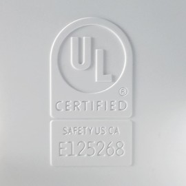 ICC 14” Plastic Structured Wiring Enclosure, Media Enclosure with Cover, Recessed Wall Box for Distribution of Networking Services, White