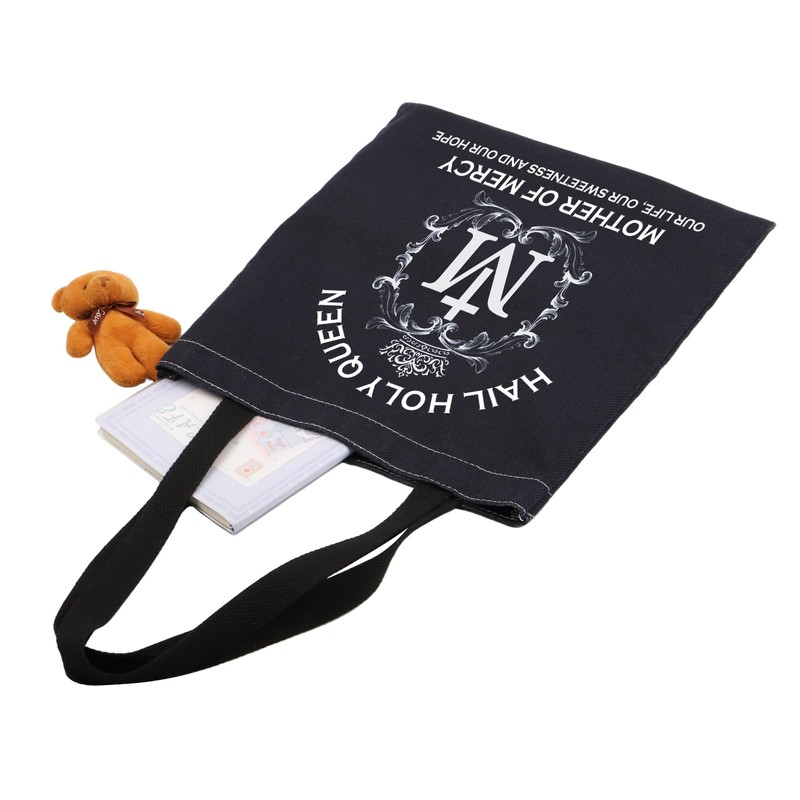 PWHAOO Marian Catholic Tote Bag Marian Consecration Tote Bag Mary