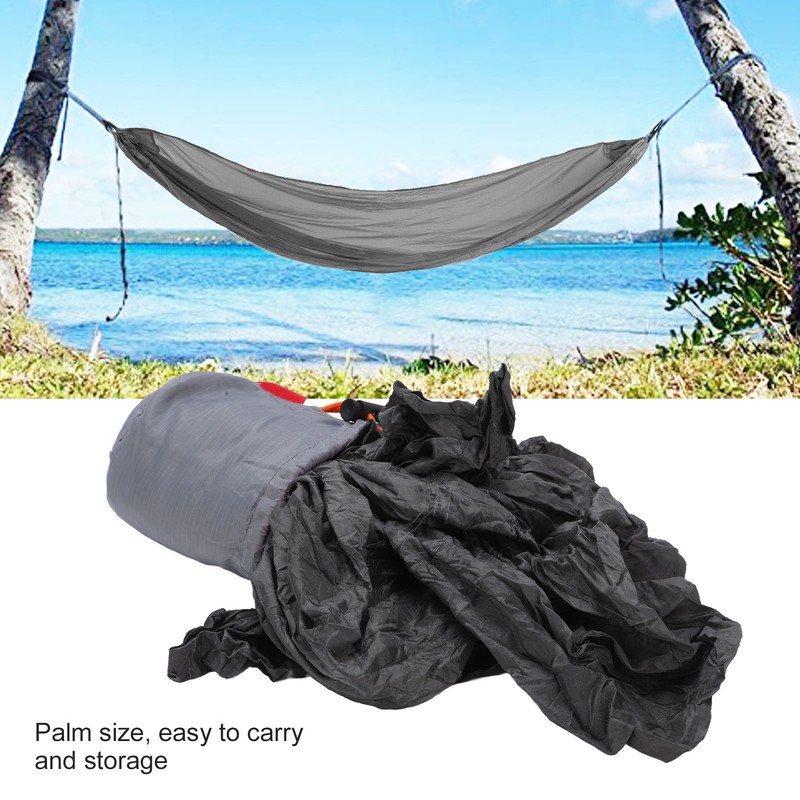Camping Hammock Portable Parachute Hammock with Storage Bag and Snap