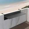 VEVOR Balcony Hanging Table, 31.5 x 12 inch Folding Balcony