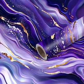 Nuxovilar Blue Purple Marble Swirl Textured Peel and Stick Wallpaper, 15.75"x39.37", Self-Adhesive Contact Paper, Artistic Stone Pattern for Bedroom, Living Room and Table Decor