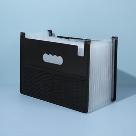 Organizador de archivos de acordeón Nvzi-b, 25 bolsillos, carpeta expandible de archivos, organizador de recibos de impuestos de facturas de papel... 