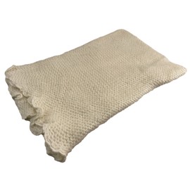 PikaPika Scarf For Women Solid Winter Knitted Infinity Circle Loop Scarf Neckwarmer Collar Ruffled Trim (White)