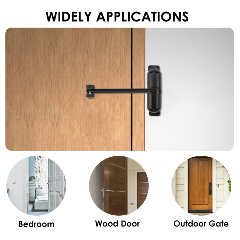 Felenny Automatic Door Closer Safety Spring Door Closer for Internal