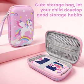 Teléfono Inteligente para Niñas, Regalos de Navidad y Cumpleaños para Niñas de 3-10 Años, Juguetes para Niños, Teléfono Celular, Pantalla Táctil de 2.