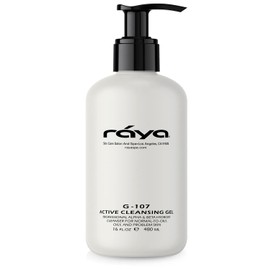 Raya Active Facial Cleansing Gel (G-107) – Purifying and Hydrating Makeup Remover, Gentle Gel Cleanser for Oily, Sensitive, and Combination Skin, Deep Cleansing Formula for Balanced Skin