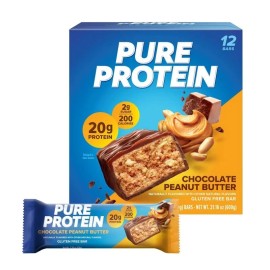 Pure Protein 20g Protein Bar - Chocolate Peanut Butter - 12ct