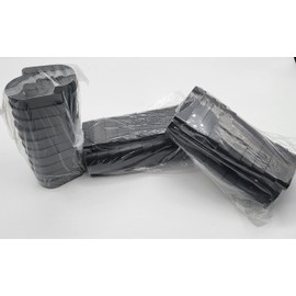 1/2" x 1-1/2" x 2" Black - Plastic Horseshoe Shims - 20 Pack