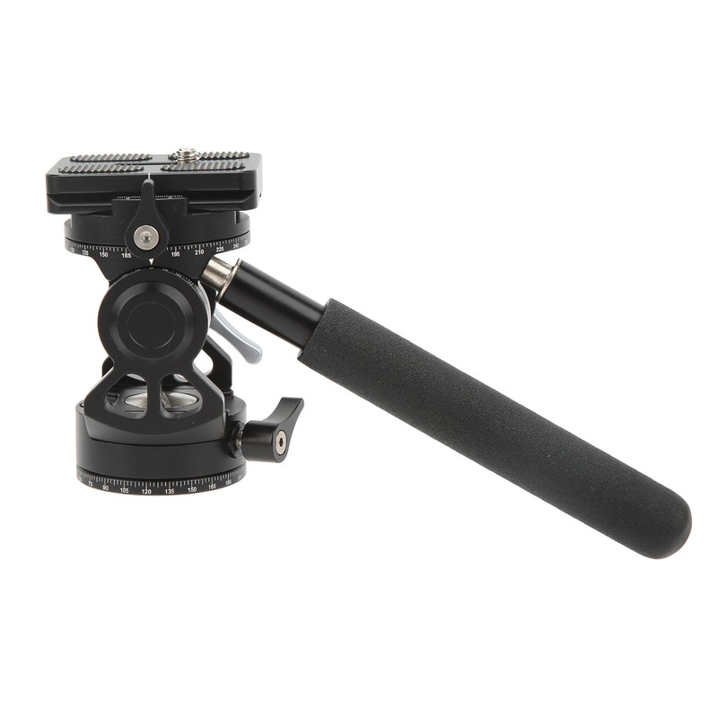 Video Tripod Head Aluminium Alloy Adjustable Portable Damping Stable Fluid