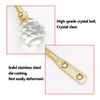 PHOEWON 2 Pack Curtain Holdbacks Acrylic Crystal Ball Curtain Tie
