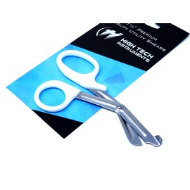 PARAMEDIC UTILITY WHITE BANDAGE FIRST AID TRAUMA EMT EMS SHEARS SCISSORS 7.25 INCH STAINLESS STEEL ( HTI BRAND)