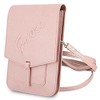 Guess Saffiano Script Bag GUWBRSAVSPI Pink