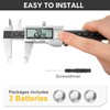 Digital Caliper Measuring Tool, 6 Inch Caliper Tool with Large