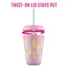 Ello Kids Plastic Reusable Color Changing Cups with Twist on