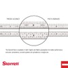 Starrett Aluminum Meter Stick Metric/English - 39.37" Blade Length, 1-1/8"