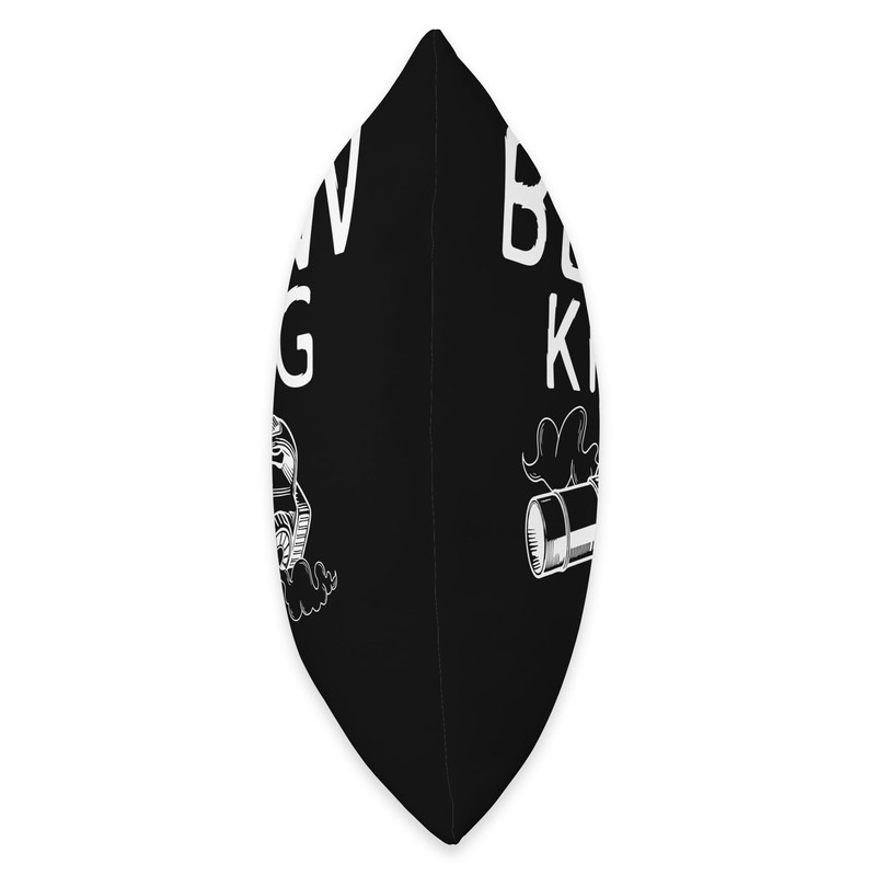 Blow King Autumn Leaf Blower Throw Pillow