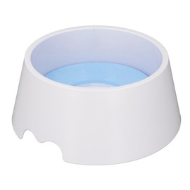Pet Slow Water Feeder Splash Proof Prevent Slip Raised Water Dispenser Dog Slow Drinking Bowl for Cats Light Blue