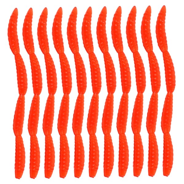 GANAZONO 100Pcs Lifelike Soft Bait Lures for Freshwater Saltwater Fishing