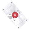 Router Table Insert Plate Woodworking Aluminum Router Plate with 4