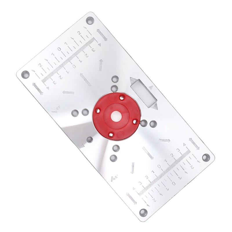 Router Table Insert Plate Woodworking Aluminum Router Plate with 4