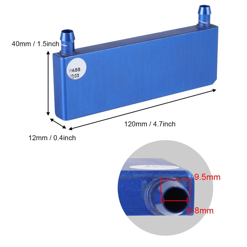 Aluminum Alloy Water Cooling Block for Computer CPU, Industrial Inverter