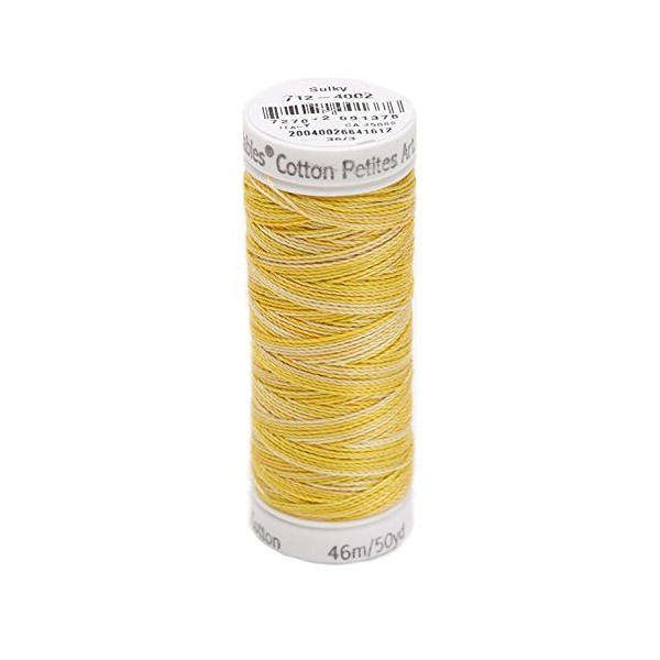 Sulky Of America 12wt 2-Ply Blendables Cotton Thread, 50 yd, Buttercream