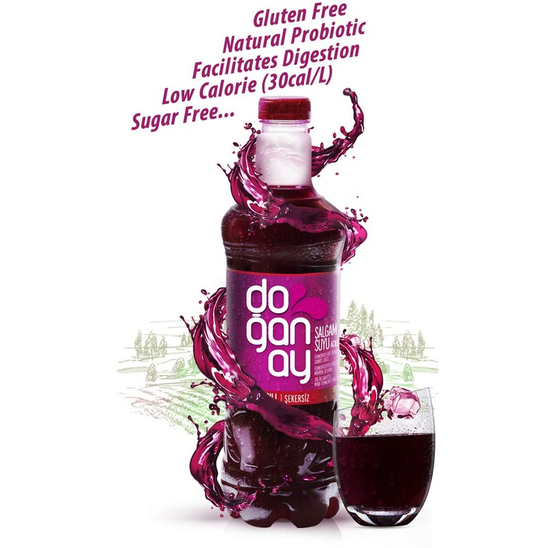 Doganay Mild Fermented Black Carrot Juice Salgam 300 ML (