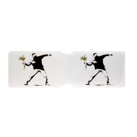 Banksy Flower Thrower Oyster Card Holder