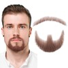 Fake Beard Realistic Mustache 100% Human Hair Full Hand Tied