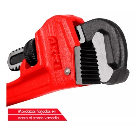 Aksi Llave Para Tubo Aksi Profesional Stilson De 24 PuLG Color Rojo