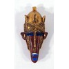 Handpainted Poly Stone African Mask Arts Assorted Magnet (Set of