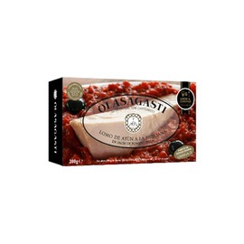 Olasagasti Tuna Fish Fillet a la Siciliana, in Dried Tomato Sauce. Ready-to-Eat Meal. 200 gr