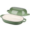 EDGING CASTING Enameled Cast Iron Dutch Oven Pot with Lid,