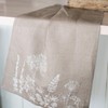 Natural Pure Linen Tea Towel. This beautiful, hand printed tea