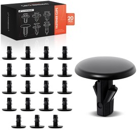 A-Premium 20PCS Nylon Weatherstrip Retainer Clips Compatible with Mazda 3 2004-2011, 6 2003-2011, CX-7 2007-2011, 626 1995-2002, Millenia 1995-2002, MPV - For 6.5mm Hole