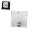 Smart Digital Thermostat 5A AC 95‑240V IP20 White Adjustable Backlight