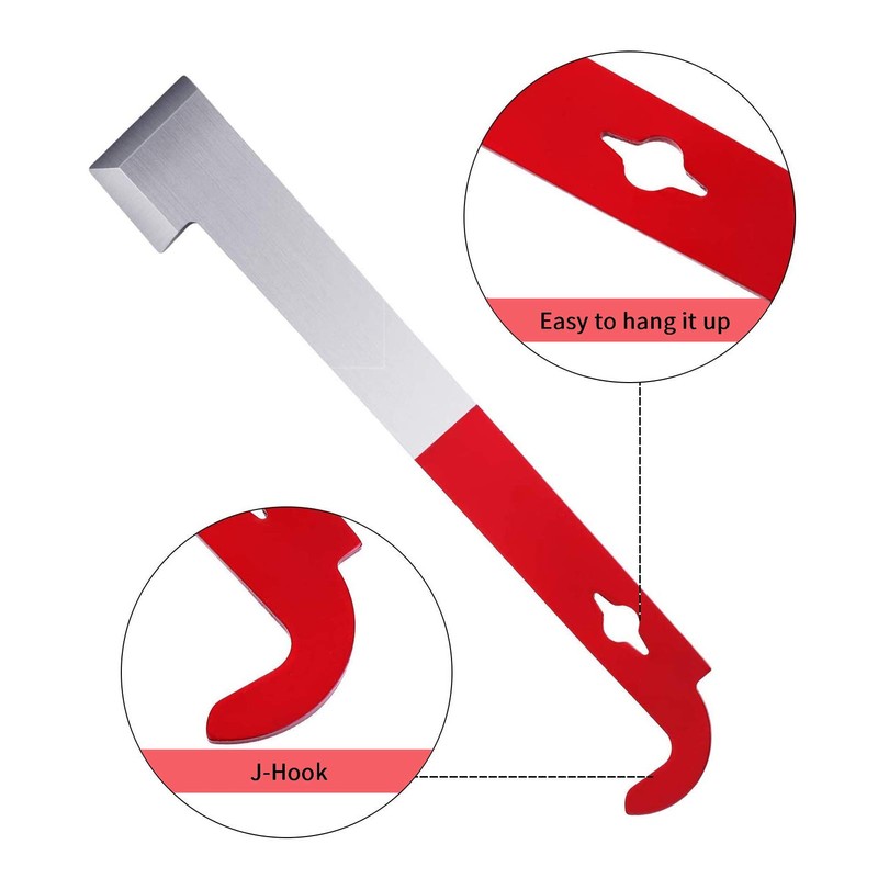 Gearmax 2 Pcs Hive Tool, J Hook Bee Frame Lifter