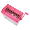 Fdit Manual Shredder, Mini Portable ABS Paper Shredder, Transparent Design,