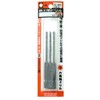 Mitsubishi Hex Shaft Ironworking Drill, Pack of 3, 0.16 inches