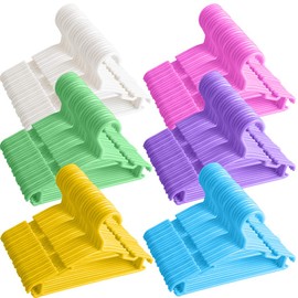 GoodtoU Baby Hangers Kids Hangers for Closet, Infant Child Clothing, Small Children, for Pants Coats Skirts (Multi, 100Pcs)