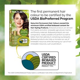 Naturtint Permanent Hair Colour Gel 4W Radiant Dark Brown, Plant Enriched, Ammonia Free, Long Lasting Grey Coverage and Radiant Colour, Nourishment and Protection