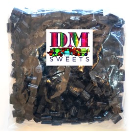 Black Licorice Bites - 2 lbs of Soft Chewy Fresh Declious Chewy Black Licorice Nibs