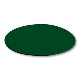 Filzbrand Felt Coaster Round 25 cm Large 3 mm Thick Decorative Felt Coaster for Glasses, Vases or Plates, Design Felt Made of 100% Wool, Dark Green - Made in Germany